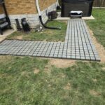 Plastic permeable pavers